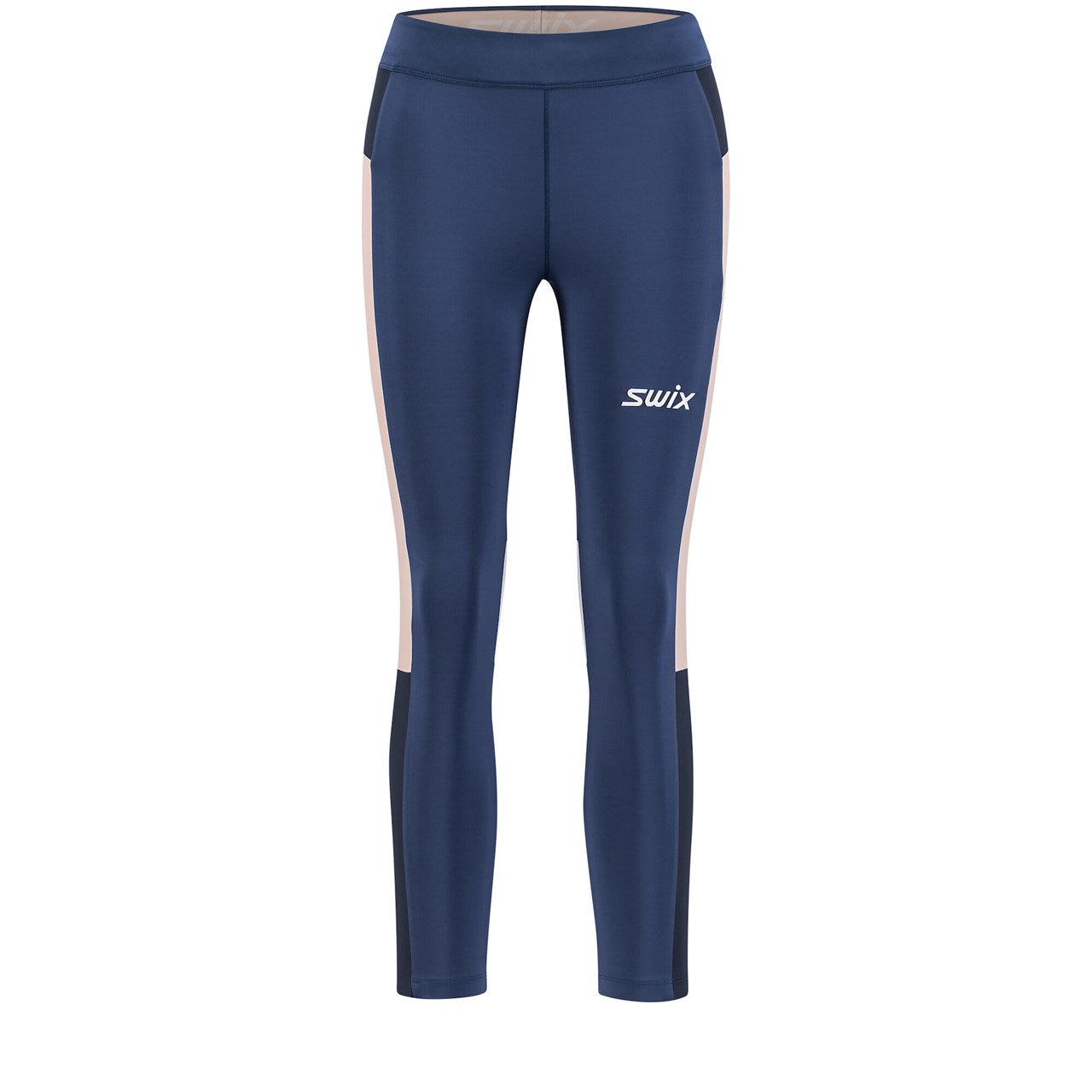 Navy Blue Basic cropped leggings -Mat