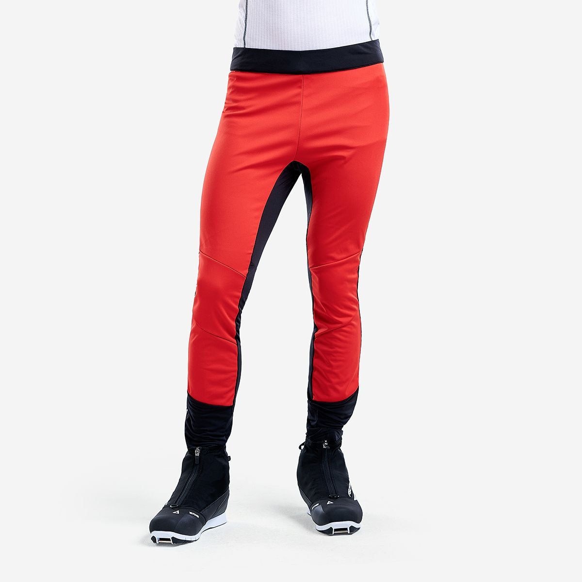 Delda - Men's Light Softshell Tight Pants with Reflective Strip