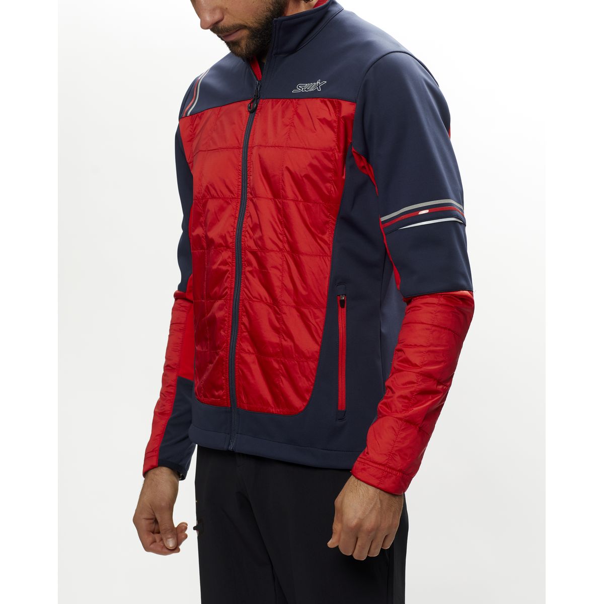 SWIX APPAREL - TOPS - NAVADO - Men's HYBRID JACKET